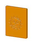 Dětské tvary frézování dvířek - Slunce Sl